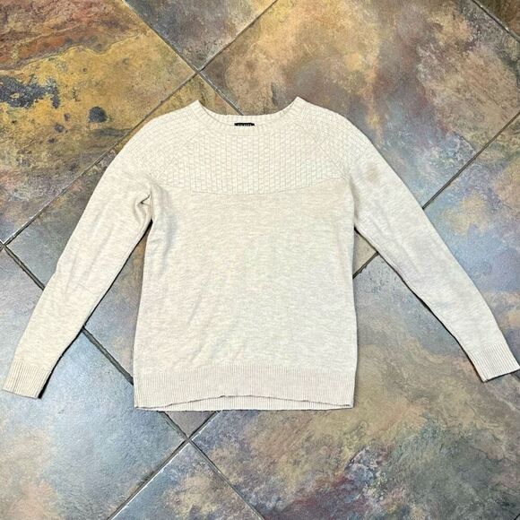 Talbots Women’s Tan Basket Weave Sweater Petite Small - Picture 5 of 11
